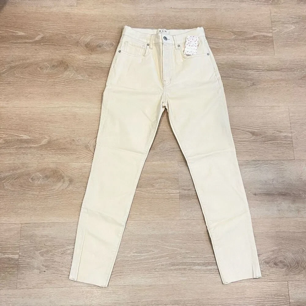 Free People x We the Free, Pearl Velvet Skinny Pants, Raw Ankle Cut, Women’s 27